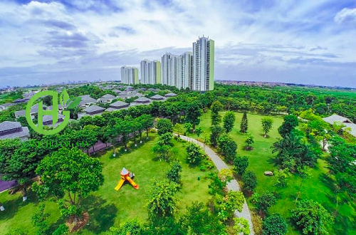 Trồng cây xanh tại khu đô thi ecopark Hưng Yên